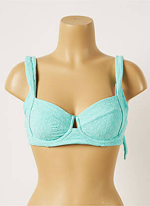 Haut de maillot de bain stretch bleu BANANA MOON femme