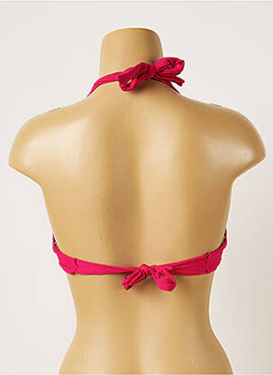 Haut de maillot de bain stretch haut triangles rose BANANA MOON femme