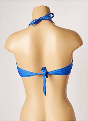 Haut de maillot de bain stretch haut bandeau bleu BANANA MOON femme