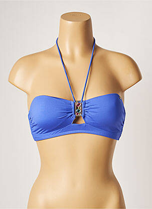 Haut de maillot de bain haut bandeau haut bandeau bleu BANANA MOON femme