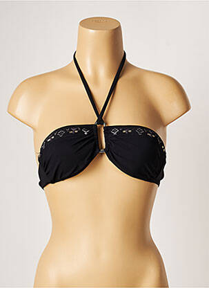 Haut de maillot de bain stretch haut bandeau noir BANANA MOON femme