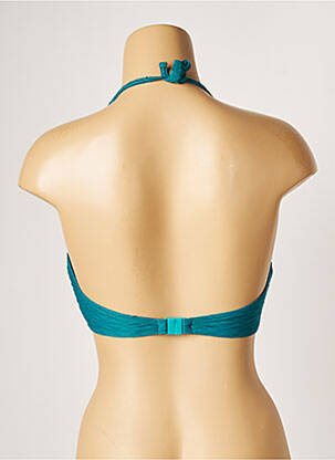 Haut de maillot de bain stretch haut soutien-gorge moulé vert BANANA MOON femme