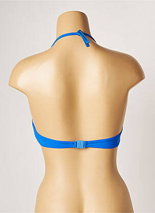Haut de maillot de bain stretch haut soutien-gorge balconnet bleu BANANA MOON femme
