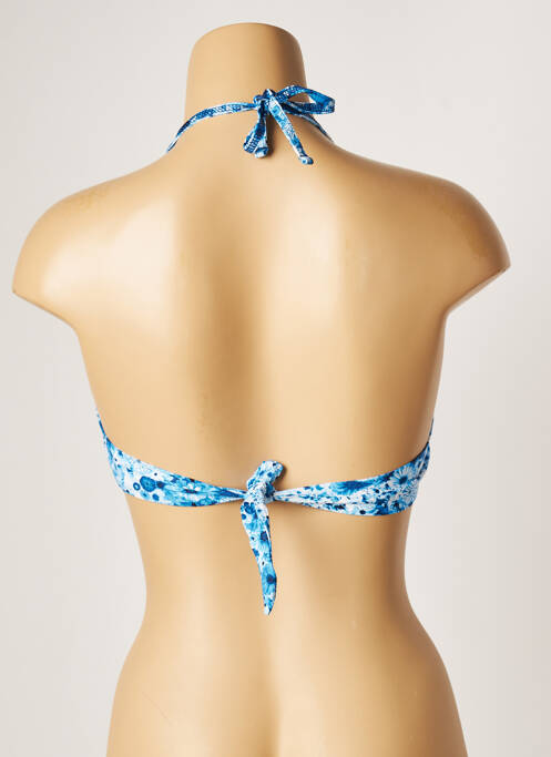 Haut de maillot de bain bleu BANANA MOON pour femme