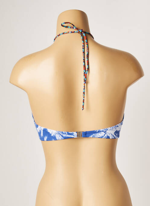 Haut de maillot de bain bleu BANANA MOON pour femme