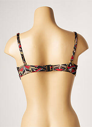 Haut de maillot de bain stretch haut soutien-gorge moulé noir BANANA MOON femme