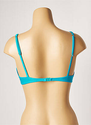Haut de maillot de bain stretch haut soutien-gorge balconnet bleu BANANA MOON femme