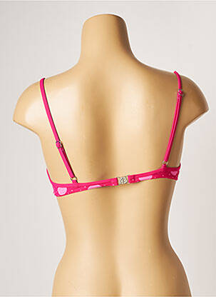 Haut de maillot de bain stretch haut soutien-gorge moulé rose BANANA MOON femme