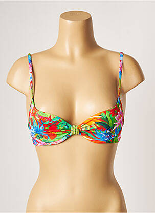 Haut de maillot de bain stretch haut soutien-gorge moulé vert BANANA MOON femme