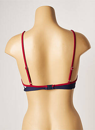 Haut de maillot de bain stretch haut soutien-gorge push-up bleu BANANA MOON femme