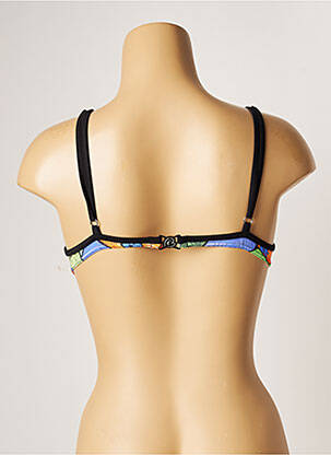 Haut de maillot de bain stretch haut soutien-gorge avec mousse de rembourrage amovible noir BANANA MOON femme