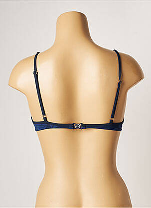 Haut de maillot de bain stretch haut soutien-gorge moulé bleu BANANA MOON femme
