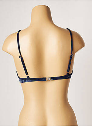 Haut de maillot de bain stretch haut soutien-gorge moulé bleu BANANA MOON femme