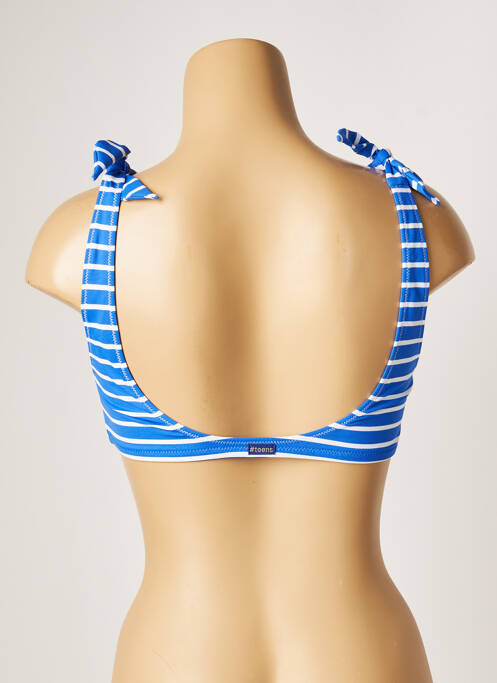 Haut de maillot de bain bleu BANANA MOON femme