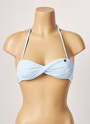 Haut de maillot de bain stretch haut bandeau bleu BANANA MOON femme