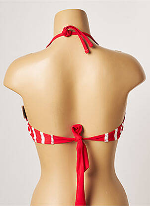 Haut de maillot de bain stretch haut bandeau rouge BANANA MOON femme