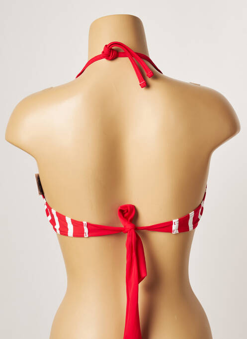 Haut de maillot de bain rouge BANANA MOON pour femme