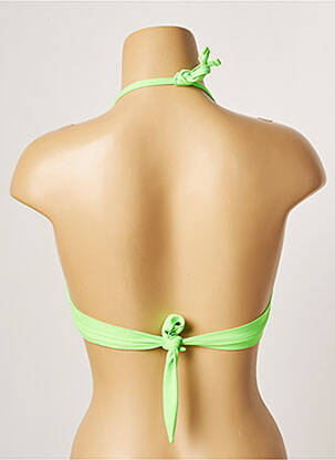 Haut de maillot de bain stretch haut bandeau vert BANANA MOON femme
