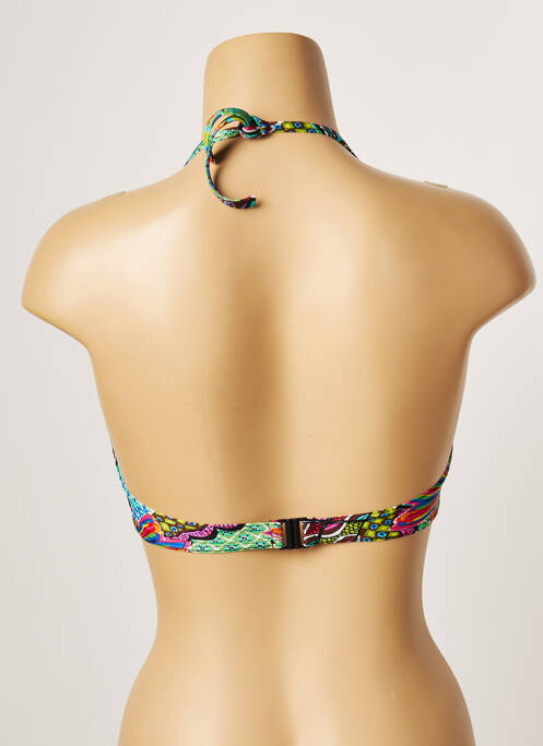 Haut de maillot de bain stretch haut bandeau vert BANANA MOON femme