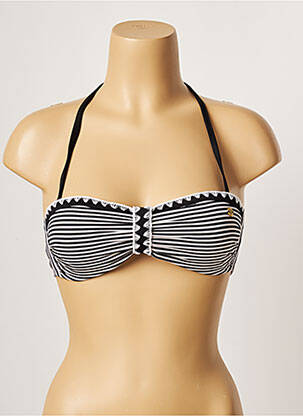 Haut de maillot de bain stretch haut soutien-gorge balconnet noir BANANA MOON femme