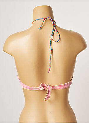 Haut de maillot de bain stretch haut bandeau rose BANANA MOON femme