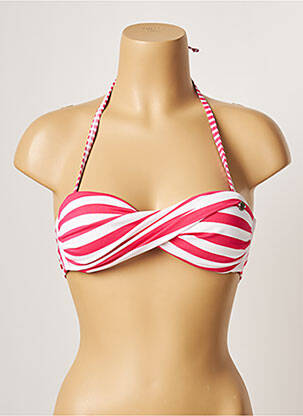Haut de maillot de bain stretch haut soutien-gorge balconnet rose BANANA MOON femme