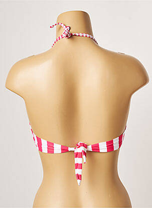 Haut de maillot de bain stretch haut soutien-gorge balconnet rose BANANA MOON femme