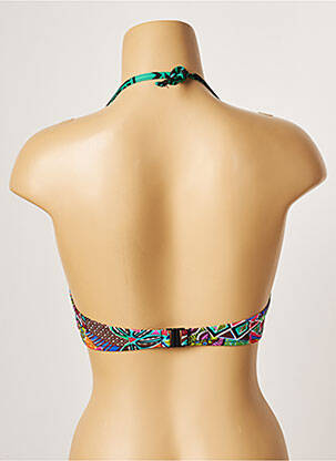 Haut de maillot de bain stretch haut soutien-gorge balconnet vert BANANA MOON femme