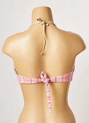 Haut de maillot de bain stretch haut soutien-gorge balconnet rose BANANA MOON femme