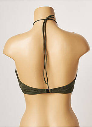 Haut de maillot de bain stretch haut soutien-gorge balconnet vert BANANA MOON femme