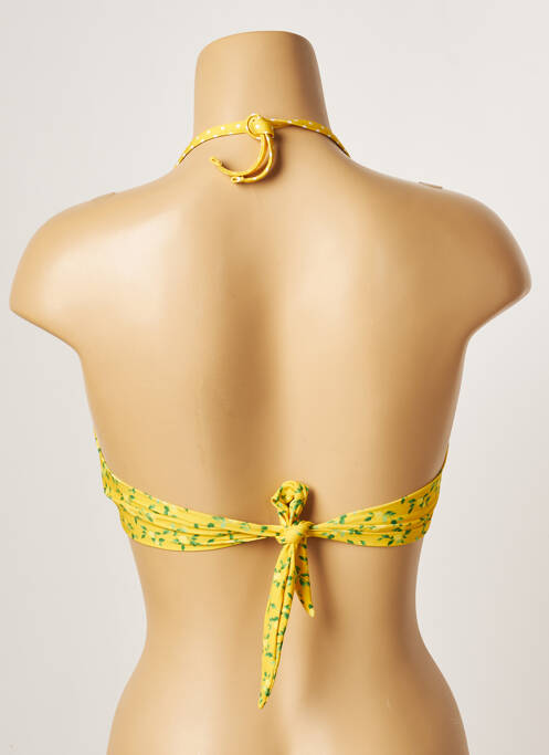 Haut de maillot de bain jaune BANANA MOON pour femme