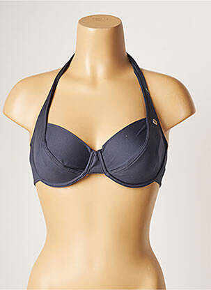 Haut de maillot de bain stretch haut soutien-gorge balconnet gris BANANA MOON femme