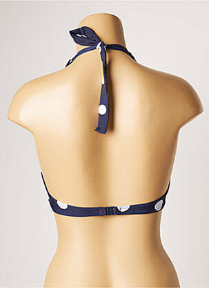 Haut de maillot de bain stretch haut soutien-gorge emboitant bleu BANANA MOON femme