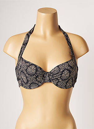 Haut de maillot de bain stretch haut soutien-gorge emboitant noir BANANA MOON femme