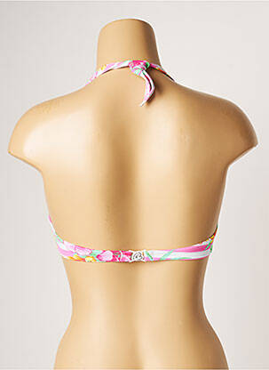 Haut de maillot de bain stretch haut soutien-gorge emboitant rose BANANA MOON femme
