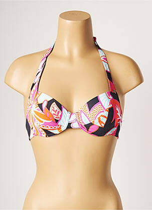 Haut de maillot de bain stretch haut soutien-gorge emboitant rose BANANA MOON femme