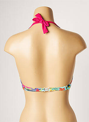 Haut de maillot de bain stretch haut soutien-gorge emboitant bleu BANANA MOON femme