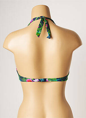Haut de maillot de bain stretch haut soutien-gorge emboitant vert BANANA MOON femme