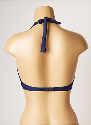 Haut de maillot de bain stretch haut soutien-gorge emboitant bleu BANANA MOON femme