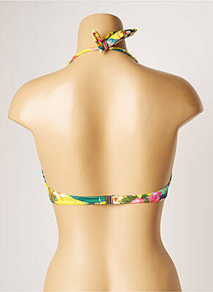 Haut de maillot de bain stretch haut soutien-gorge emboitant jaune BANANA MOON femme