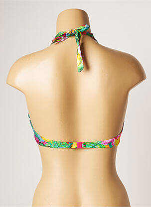Haut de maillot de bain stretch haut soutien-gorge emboitant vert BANANA MOON femme