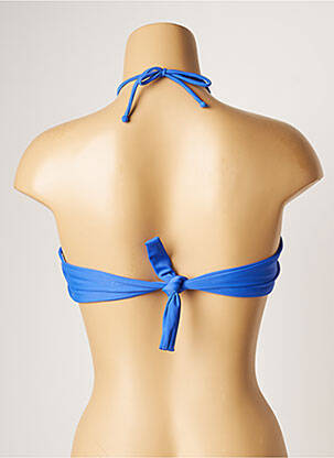Haut de maillot de bain stretch haut bandeau bleu BANANA MOON femme