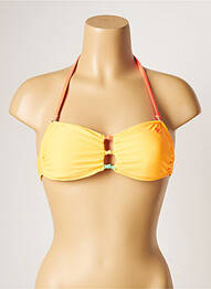 Haut de maillot de bain stretch haut bandeau orange BANANA MOON femme