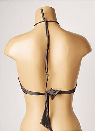 Haut de maillot de bain stretch haut bandeau marron BANANA MOON femme