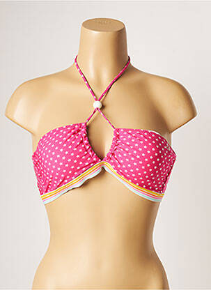 Haut de maillot de bain stretch haut bandeau rose BANANA MOON femme