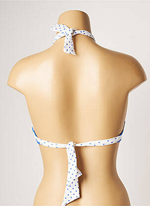 Haut de maillot de bain stretch haut bandeau bleu BANANA MOON femme