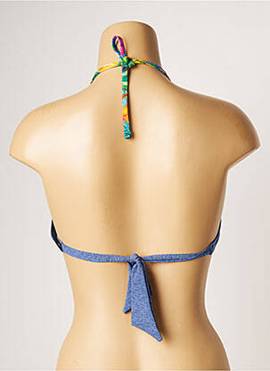 Haut de maillot de bain stretch haut bandeau bleu BANANA MOON femme