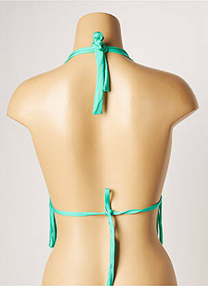 Haut de maillot de bain stretch haut soutien-gorge avec mousse de rembourrage amovible vert BANANA MOON femme