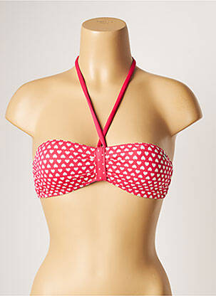 Haut de maillot de bain stretch haut bandeau rouge BANANA MOON femme
