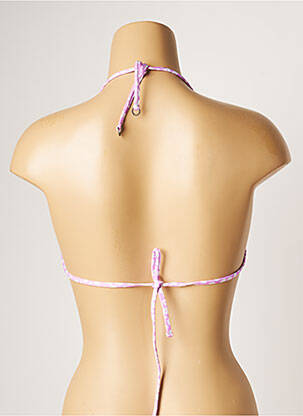Haut de maillot de bain stretch haut soutien-gorge avec mousse de rembourrage amovible violet BANANA MOON femme